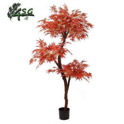 China ARTIFICIAL RED JAPANESE MAPLE EASY MAINTAIN BONSAI TREE FOR SALE for sale