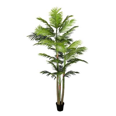 China Minimalist Plastic Large Bonsai Tree Plant Wholesale Artificial Palm Garden Decoration Plants for sale