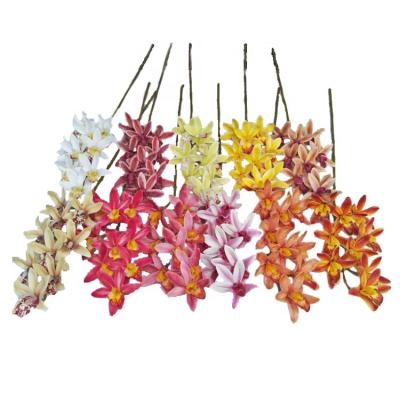 China High Simulation Minimalist Flower For Valentine's Dayl Home Decorative Orchids Artificial Flower for sale