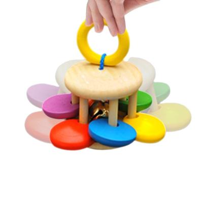 China Musical Preschool Educational Toys for Early Education Grasp Enlightenment Sensory Fun Building Blocks Wooden Handball for sale