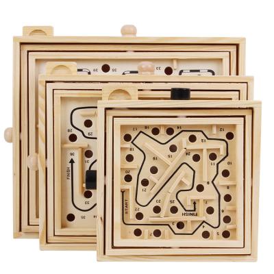 China ECO-FRIENDLY Traditional Board Game Labyrinth Gifts Best-Selling Wooden Maze Toys For Kids for sale