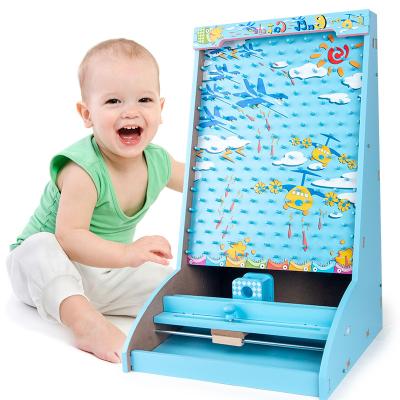 China 2021 Parent-child Fine Interactive Game House Children's Toys ECO-FRIENDLY Action Wooden Beading Educational Toys for sale