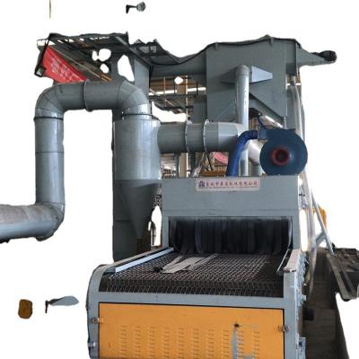 China Continuous Type Steel Wire Mesh Belt Shot Blasting Machine Repair Shops Feed Tunnel Machine for sale