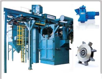 China Building Material Shops Compact Structure Shot Blasting Hook Steel Polishing Machine, Industrial Cleaning Machinery for sale