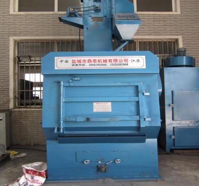 China Critical cleaning / no residue type shot blasting machine, bicycle parts rubber belt factory using equipment for sale