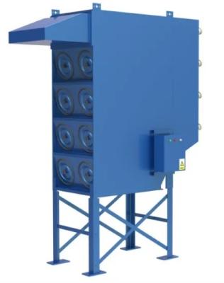 China Industrial production workshop pulse jet bag and filter cassette type dust collector for sale