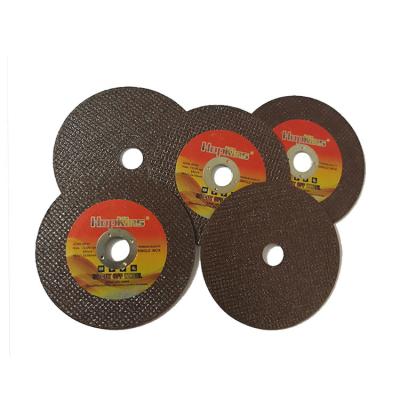 중국 Durable Fiberglass Cutting Disc 4 inch Brown Color Cutting Wheel With Double Net 판매용