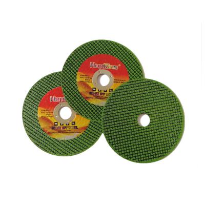 China 4''/107*1.2*16 Size And Durable In Use Green Cutting Wheel For Metal for sale