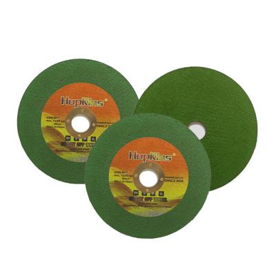 China 107*1.2 mm Round Single Net Green Metal Cutting Disc Durable Cutting Wheel for sale