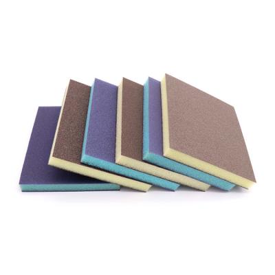 中国 120x100x12mm Polishing Sanding Sponge for surface cleaning sponge pad 販売のため