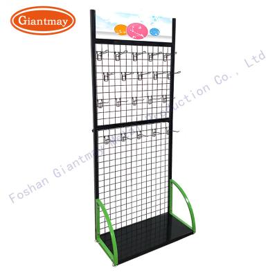 China Wholesale Potato Chip Metal Mesh Display Stand Easy Assembly Retail Store For Snack Wire Shelf for sale