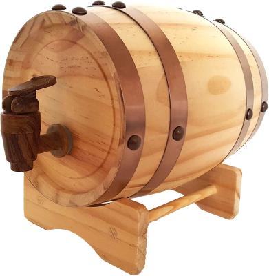 China Environmental friendly and durable exquisite workmanship luxury oak barrel and simple appearance mini for sale