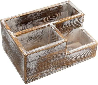 China China country style wooden storage box used for office supplies desk storage box for sale