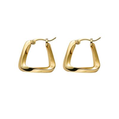 China New Trend FASHIONABLE Gold Plated Irregular Earrings Fashion Delicate Geometric Earrings For Women for sale