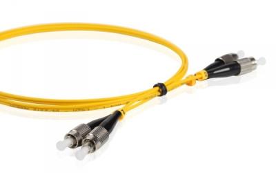 China 9 / 125 Single Mode Duplex Fiber Optic Cable PVC / LSZH Jacket With Ceramic Fettules for sale