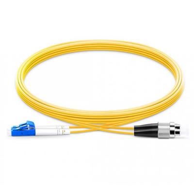 China Duplex Fc Lc Patch Cord Single Mode 9/125μM 2mm Outer Dia With Ceramic Ferrule for sale