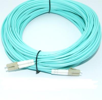 China Lc al cable del cordón de remiendo de la fibra con varios modos de funcionamiento del Lc tipo virola de cerámica de la fibra 50/125 OM3 en venta