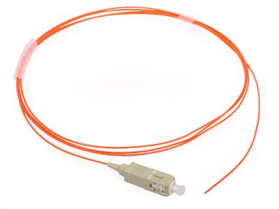 China Simplex Multimode Fiber Patch Cord With Sc Connector Low Insertion Loss for sale