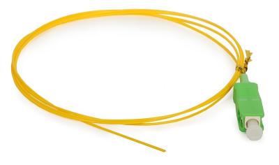 China One Core Fiber Optic Single Mode Pigtail SC APC 2 Meter Length For LANs / WANs for sale