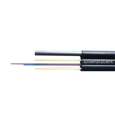 China Non Metallic Networking Fiber Optic Data Cable Flat Fiber Optic Cable 1 Core for sale