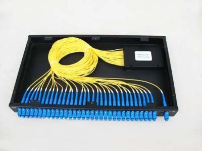 China PLC Rack Mount Fiber Optic Patch Panel For Telecom Network / CATV System for sale