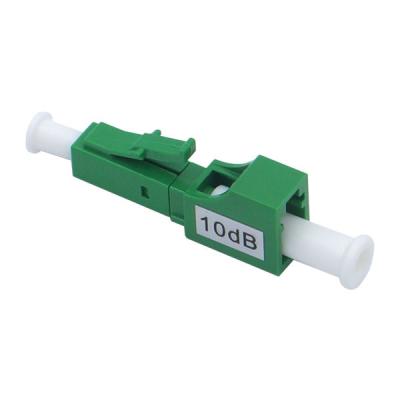 China Male To Female E2000 Fiber Optic Attenuator LC APC 1-30dB Available for sale