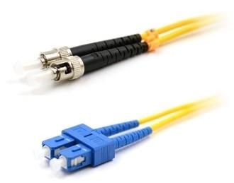 China ST UPC to SC UPC, SM, Duplex 2.0MM, 3M, LSZH, 9/125, OS2 Fiber Optic Patch Cord for sale