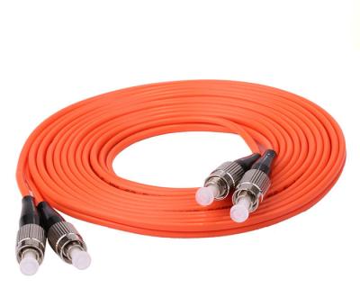 China Indoor Outdoor FC FC Fiber Optic Jumper Cables For Cabinet FTTH / LANs for sale