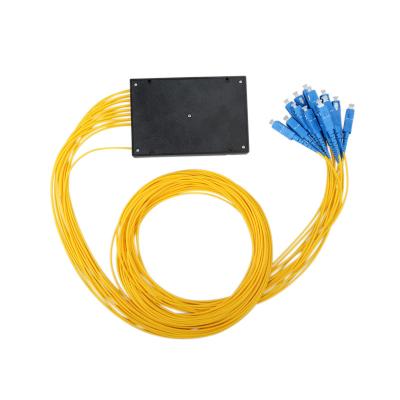 China paquete de la caja de 1 * 16 de la manera FTTH de la fibra óptica del PLC ABS del divisor para el equipo de prueba en venta