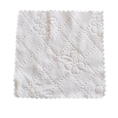 China QUICK DRY Restaurant Hotel Kitchen Cleaning Micro Fiber Quick Dry Embossing Towel for sale