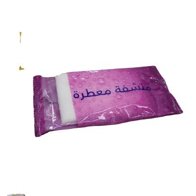 China Disposable Wet Towel Airline Disposable Hotel Restaurant Wet Towel for sale