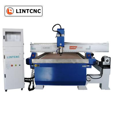 China 1325 Stone CNC Router Machine 4 Axis With Rotary Device For Metal MDF for sale