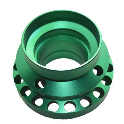 China Machinery Repair Shops OEM CNC Aluminum Alloy Pipe Fitting Anodizing Flange for sale