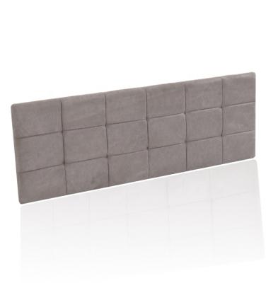 China Indoor Bedroom Upholstered Fabric Headboard XS-HB004 Grey Modern for sale