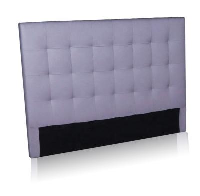 China XS-HB012 Upholstered Fabric Headboard Grey Black Wood Foam Modern for sale