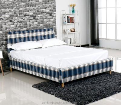 China Soft Bed XS-9067 Contemporary Bed Frame For Home Furniture Optional Color for sale