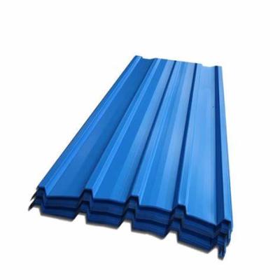 China Factory Direct Construction Sale DX51D RAL9003 Prepainted GI Iron Roofing Trapezoidal Steel Sheet for sale