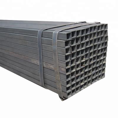 China Construction Factory Sale 40X40 Square Ms Hollow Section Black Square Pipe Annealing Steel Price for sale