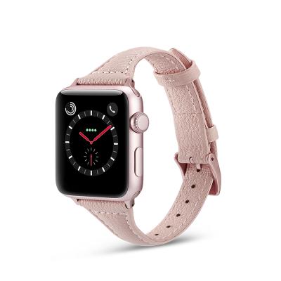 China Fashion. Custom Made High Quality T-shaped Band Sport Size Small Leather Smart Watch Strap For Apple for sale