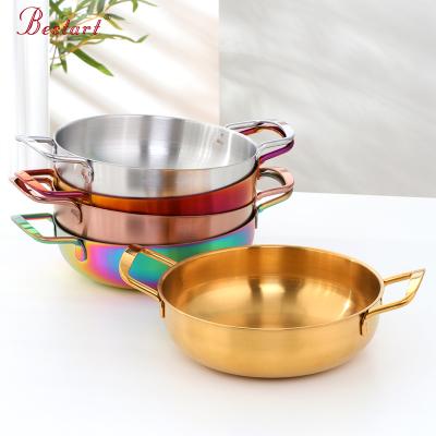 China Sustainable Hot Sale Cookware Serving Pot Stainless Steel Casserole For Restaurant Cooking for sale