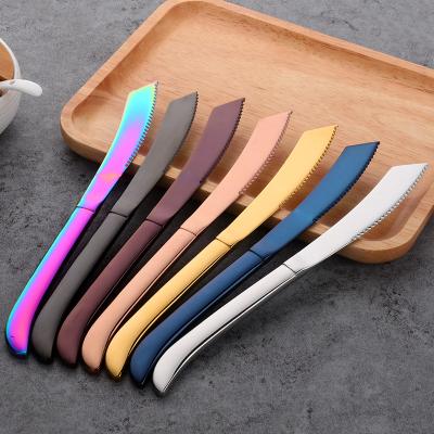 China Creative High Quality Best Stocked Sell Stainless Steel Steak Knife for sale