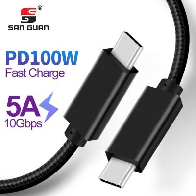 China 20V 5A 10Gbps 4K@60Hz Usb3.1 Fast Charging USB C Cable 20V 5A 10Gbps 4K@60Hz USB C/Usb3.2 Gen2 Super Speed ​​USB C Cable For Mac Monitor Laptop for sale