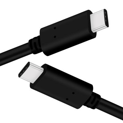 China USB C Cable QC3.0 PVC 1M Black USB Flow Rate USB C Video Game Player Factory Price For Samsung Huawei Xiaomi Fast Charging for sale