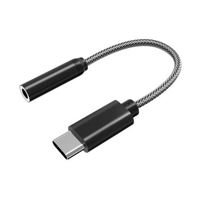 China High Fidelity Adapter 3.5mm Jack Headset DAC Type C USB C Earphone Noise Cell Phone to Audio Converter ensure sound quality for Samsung etc. for sale