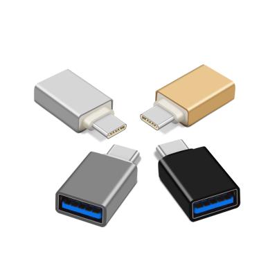 China High Speed ​​Colorful Mobile Devices .desk Computer Usb Type C Male To Usb 3.0 Type A Female Otg Adapter for sale