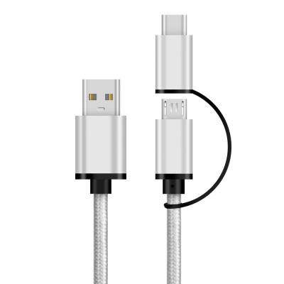 China High Quality Braid 3 Pin USB Phone Charging Cable Video Game Player 5 In 1 USB Cable For Mirco For V8 For Android Charger Cable for sale