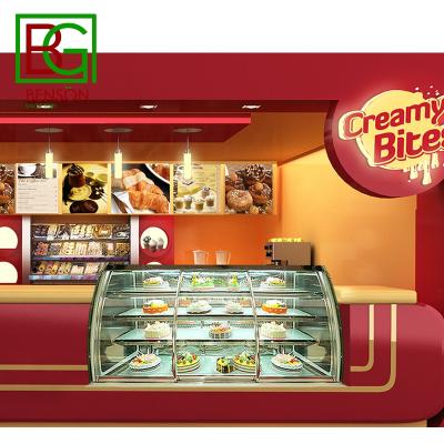 China Luxury Exquisite Custom Design Coffee Mall Kiosk Mall Factory Direct Selling Juice Bar Kiosk Coffee Shop Kiosk for sale