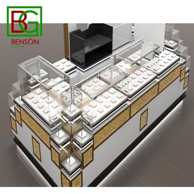 China High End Mall Kiosk Mall Jewelry Display Mall Kiosk Showcase Kiosk Display Counter Counter for sale