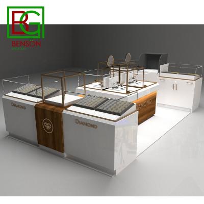 China Modern Design Mall Jewelry Kiosk Latest Design Mall Jewelry Kiosk Display Furniture High End Design for sale