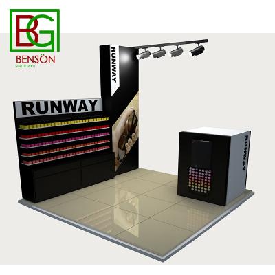 China Elegant Mall Nail Beauty Furniture Kiosk Booth Booth Booth Mall Kiosk Decoration for sale